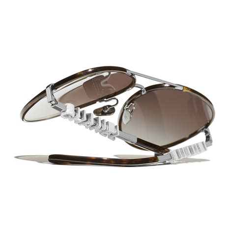 chanel c108 sunglasses|CHANEL Sunglasses: Pilot Sunglasses, metal & zirconia — .